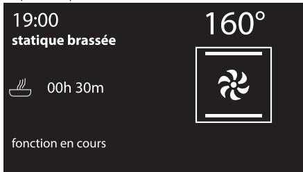 19:00 statique brassée 00h 30m fonction en cours 160°