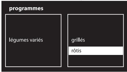 programmes légumes variés grillés rôtis