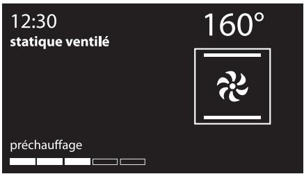 12:30 statique ventilé 160° préchauffage