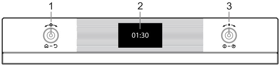 SMEG SCB80MFX5 - Panneau de commandes - 1