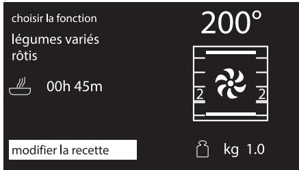 choisir la fonction légumes variés rôtis 00h 45m 200° 2 2 modifier la recette kg 1.0