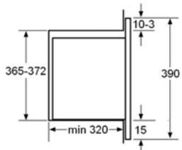 SMEG MP122S1 - Permettre le four en place - 2