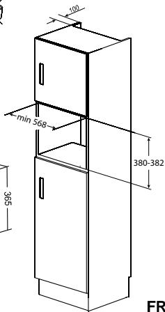SMEG MP122S1 - Permettre le four en place - 4
