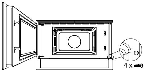 SMEG MP122S1 - Permettre le four en place - 6