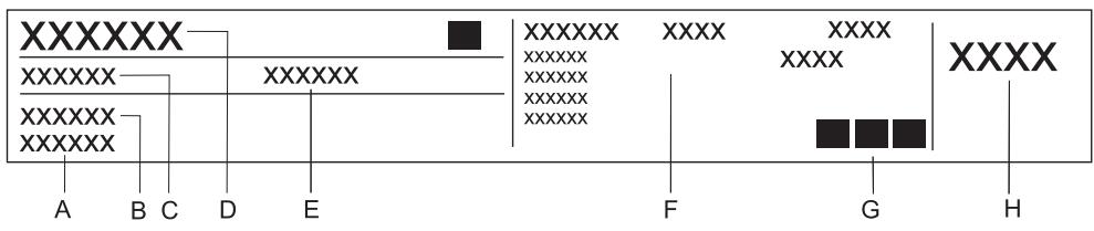 GORENJE K6351XF - GERÄTEDATEN - TYPENSCHILD - 1