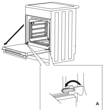 GORENJE K6351XF - AUSHÄNGEN UND WIEDEREINSETZENDER BACKOFENTÜR (vom Modell abhängig) - 1