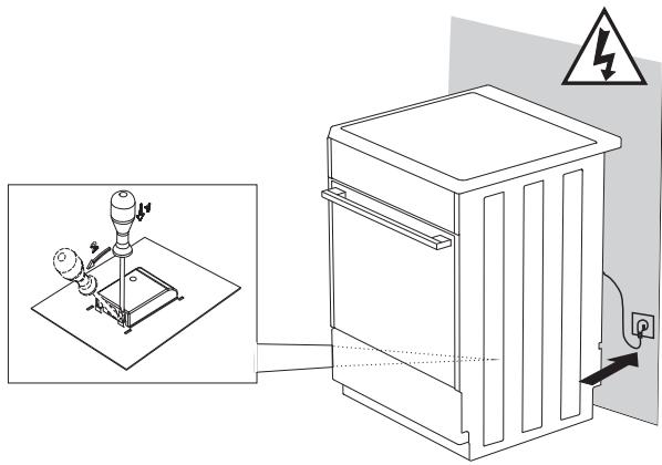 GORENJE K6351XF - ANSCHLUSS DES GERÄTES AN DAS STROMNETZ - 1