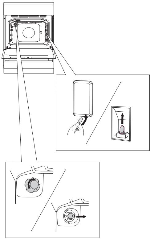 GORENJE K6351XF - AUSTAUSCH DES LEUCHTMITTELS IM GARRAUM - 1