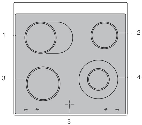 SIEMENS HB672GBW1F - Kookplaat - 1