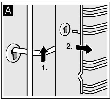 SIEMENS HA744540 - Décrocher les supports - 1