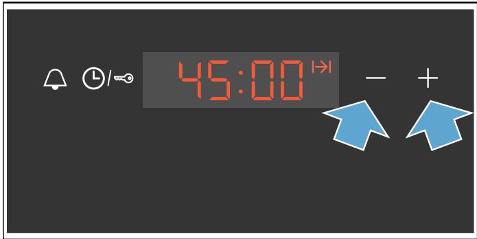 45:00 → - +