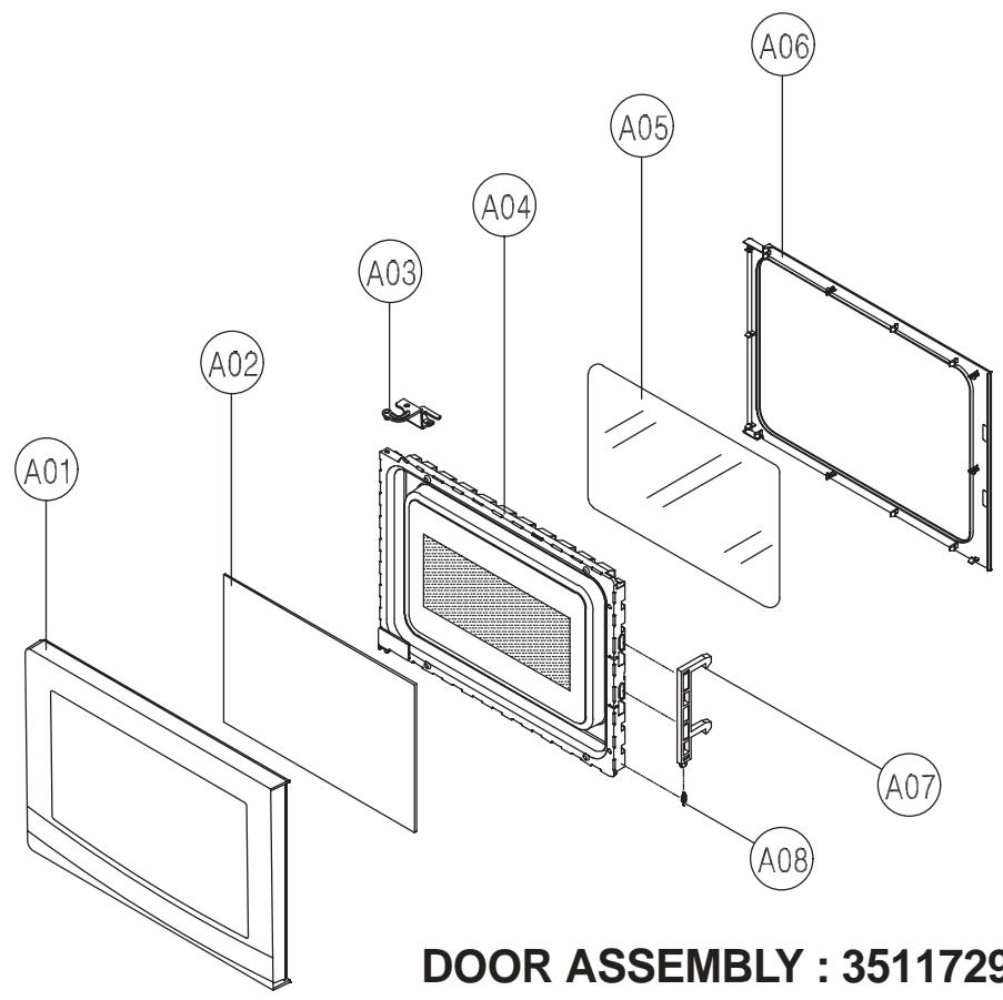 DAEWOO KOR9PDK - To remove door parts. - 1