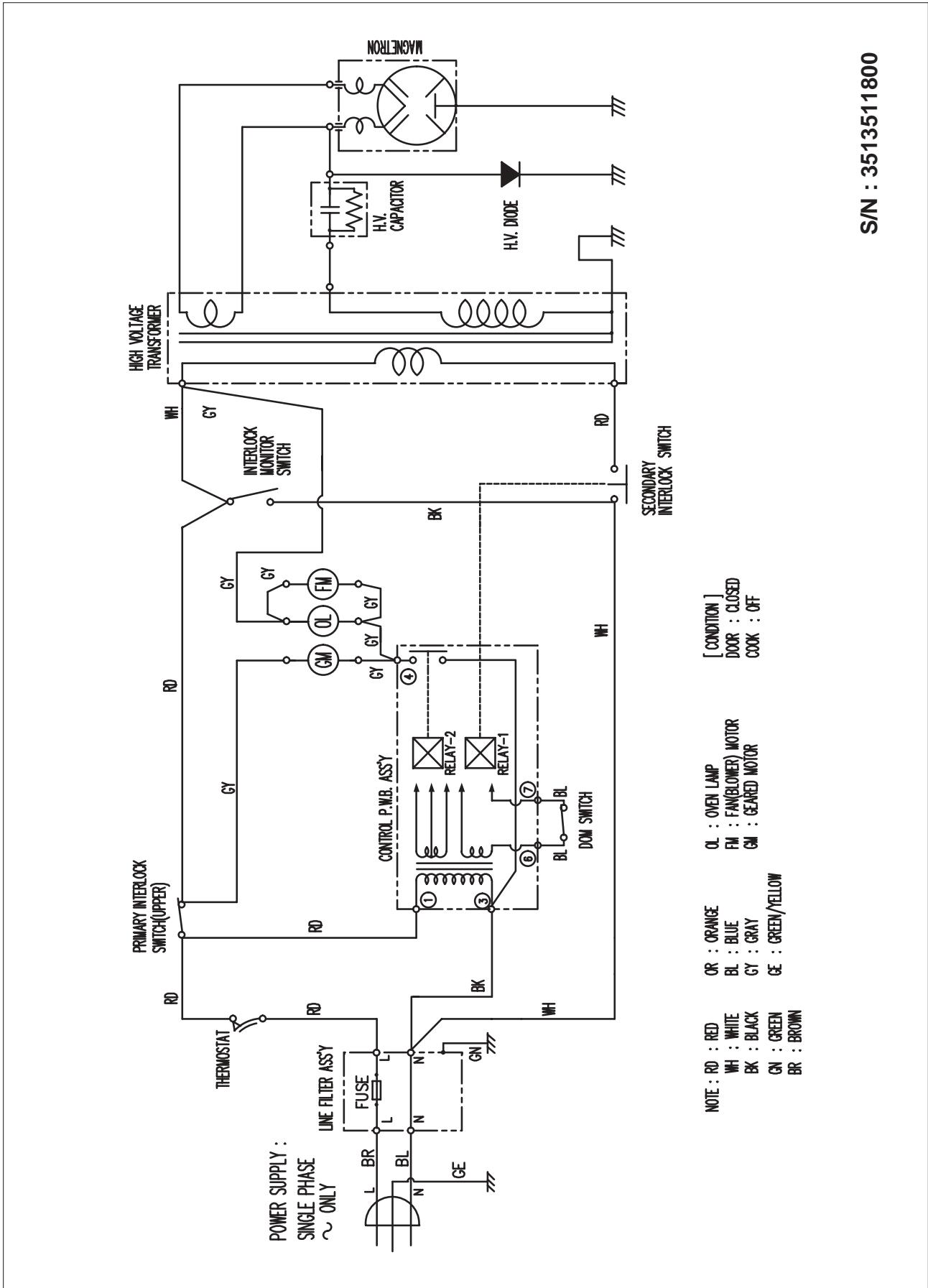 DAEWOO KOR6LM3RW - Fuse - 1