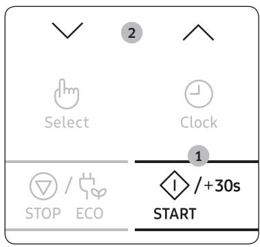 SAMSUNG MG23K3515AK - Réglage du temps de cuisson - 1