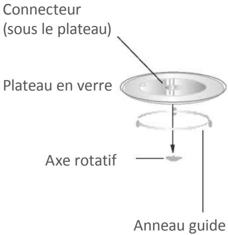 FAR MOE25SB - Installation du plateau rotatif - 1