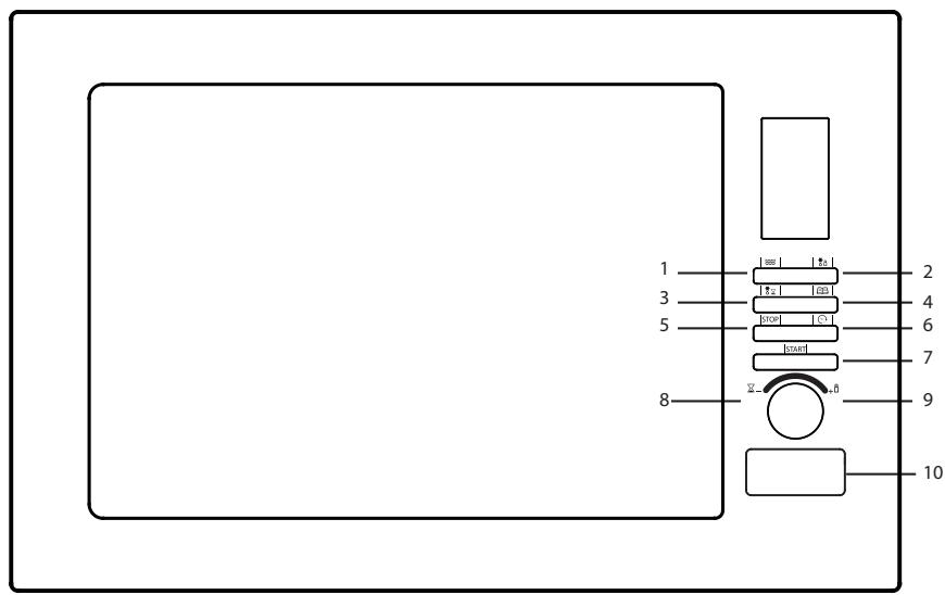 HOTPOINT MWHA 222.1 - Nazwy częsci Kuchenki i Akcesoriów - 2