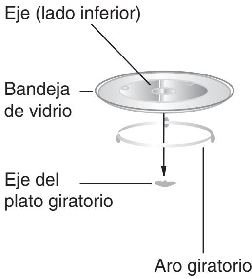 HOTPOINT MWHA2221X - Instalación del Plato giratorio - 1