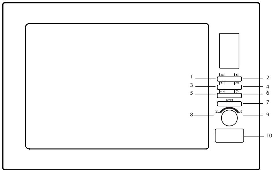 HOTPOINT MWK211KHA - Nomi dei componenti e degli accessori delorno - 2