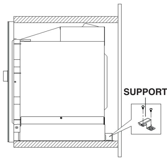 HOTPOINT MWK211KHA - Installation du four - 2