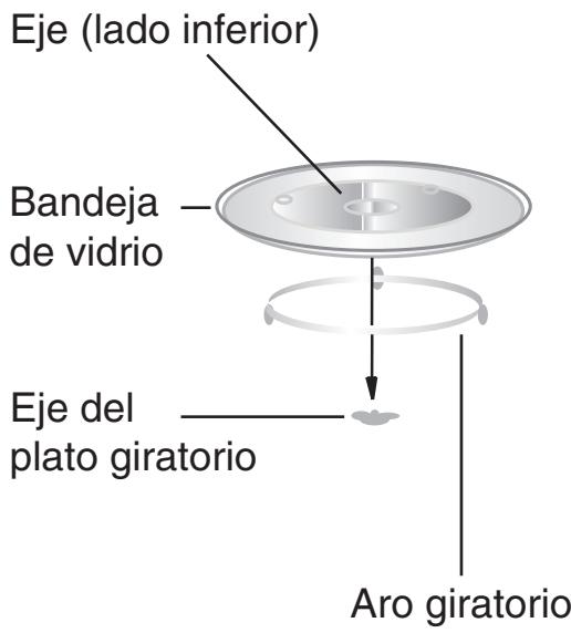 HOTPOINT MWK211KHA - Instalación del Plato giratorio - 1