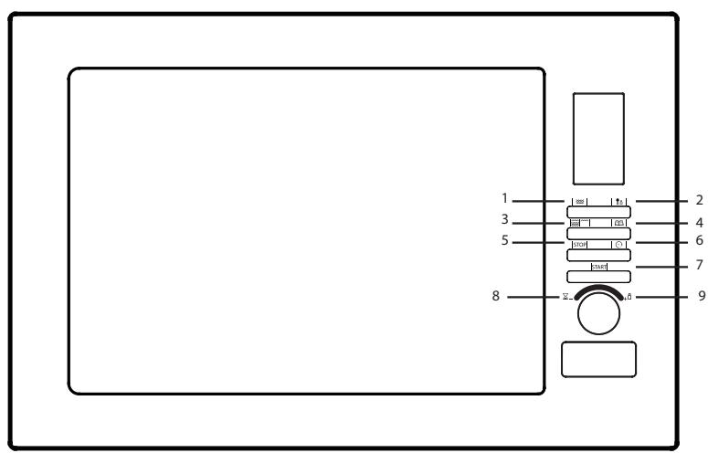INDESIT MWI 6211 IX - MWI 1222 X - MWI5213 - MWI5213IX - Names of Oven Parts and Accessories - 2