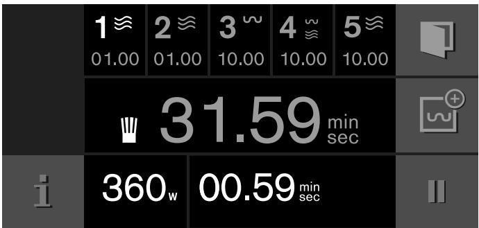 GAGGENAU BMP251110 - Démarrer la recette - 1