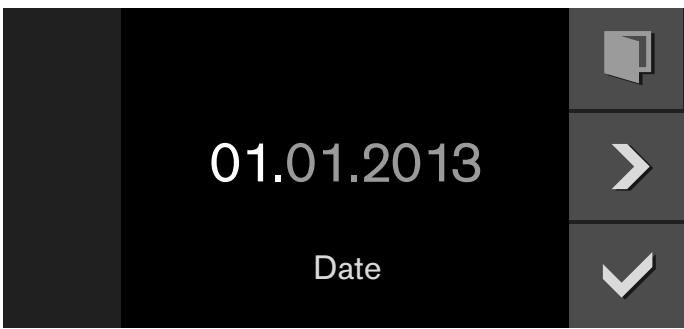 GAGGENAU BMP251110 - Réglage de la date - 1