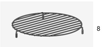 ROSIERES RMG281IN - Names of Oven Parts and Accessories - 2