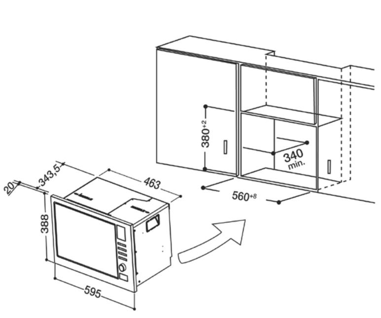 HOTPOINT MD544IXHA - Einbaumöbel - 1
