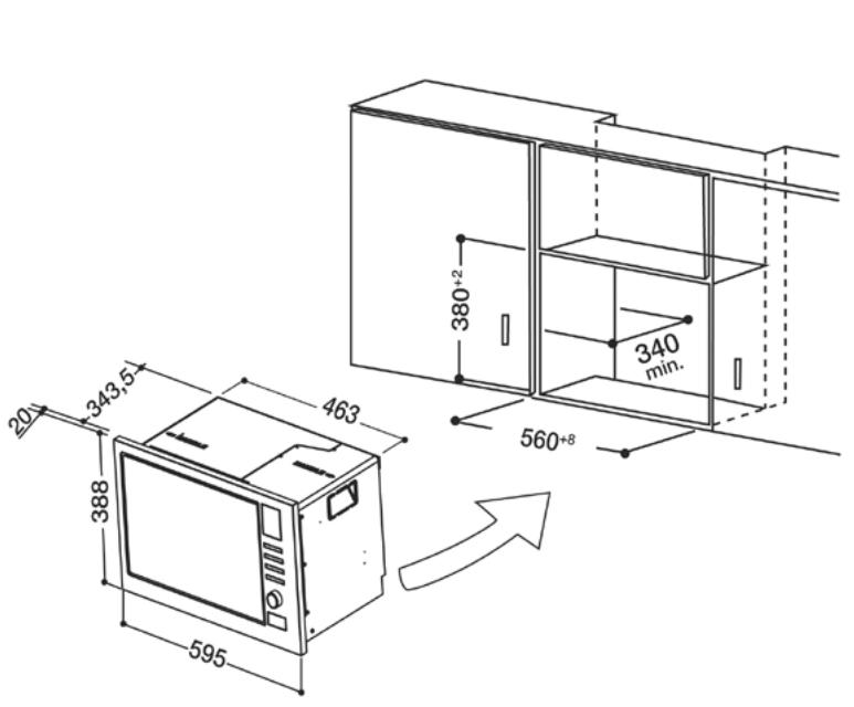 HOTPOINT MP664IXHA - Einbaumöbel - 1