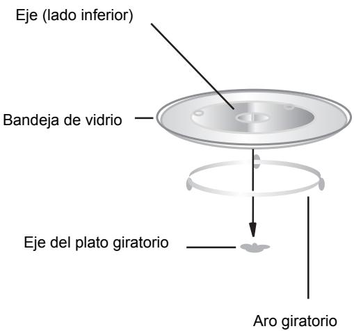 HOTPOINT MP664IXHA - Instalación del Plato giratorio - 1