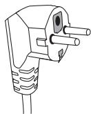HOTPOINT MP664IXHA - Zweipoliger Stecker - 1