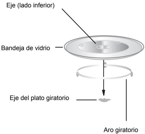 HOTPOINT FMO1221X - Instalación del plato giratorio - 1