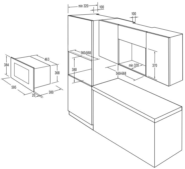 GORENJE MO6240SY2B - INSTALL THE OVEN - 1