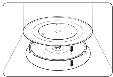 SAMSUNG MC32J7035AK - Plateau tournant - 1