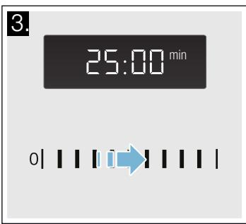 SIEMENS BF555LMS0 - Exemple : 360 W, 25 minutes - 2