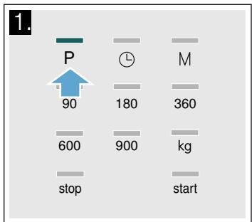 SIEMENS BF555LMS0 - Réglage d'un programme - 1