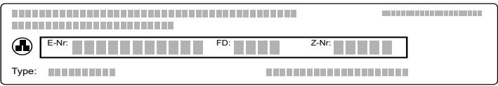 SIEMENS BF555LMS0 - Numéro E et numéro FD - 1