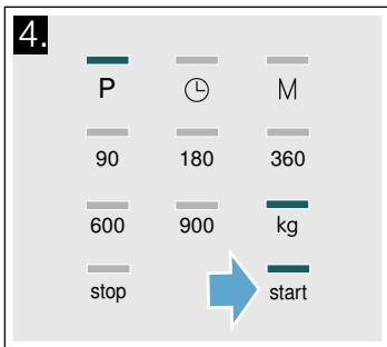SIEMENS BF555LMS0 - Réglage d'un programme - 4