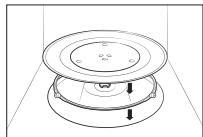 SAMSUNG MG28H5125NK - DRAAIPLATEAU - 1