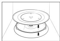 SAMSUNG MG28H5125NK - Plateau tournant - 1