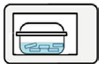 WHIRLPOOL MCP345WH - Suivez le processus ci-dessous (par exemple pour des pâtes) : - 4