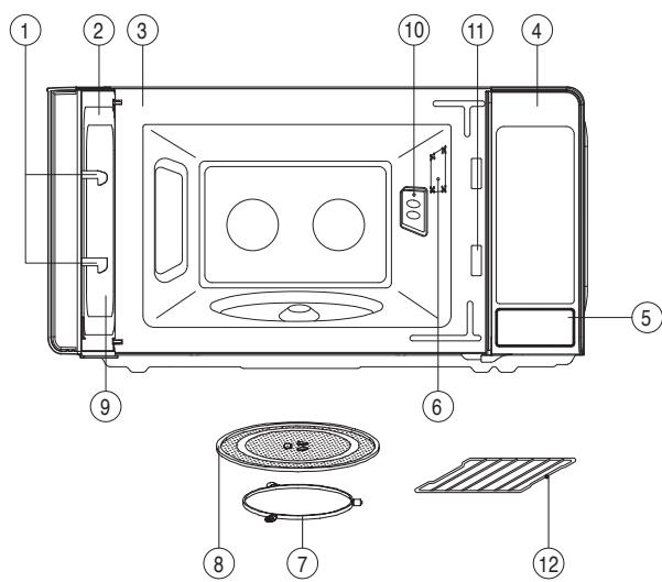 DAEWOO KOR6647DUO - DIAGRAMA GENERAL - 1