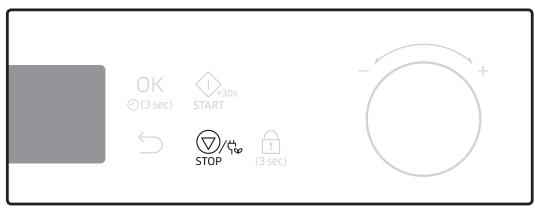SAMSUNG MC35J8055CK - Pour arrêter le fonctionnement - 1