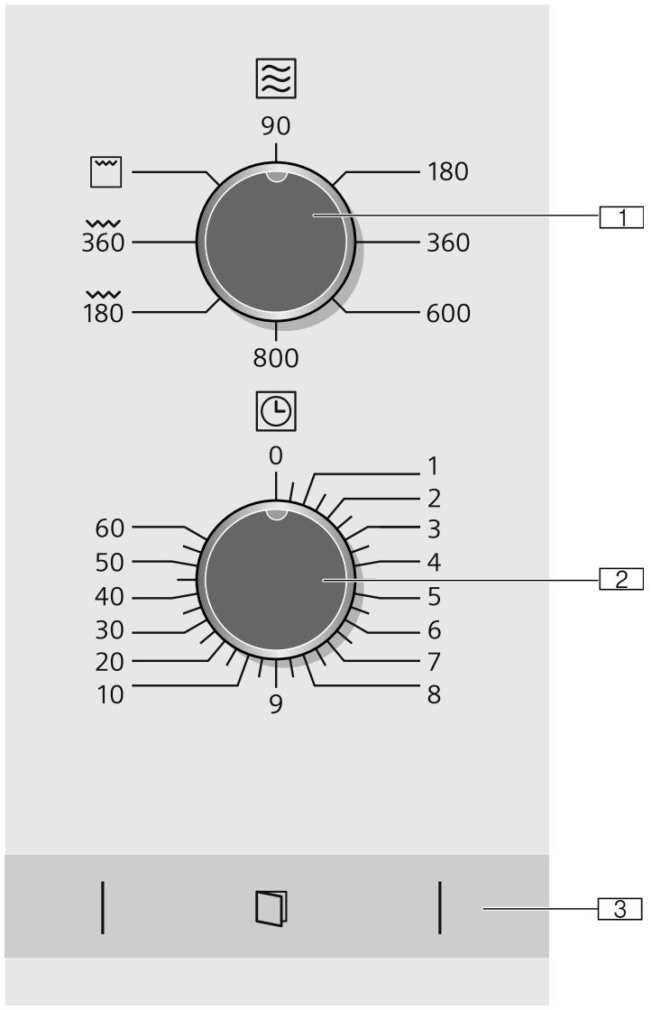 SIEMENS HF15M252 - Bandeau de commande - 1