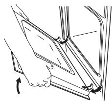 IKEA ANRATTA 10411765 - Removing the oven door and the glass panels - 3
