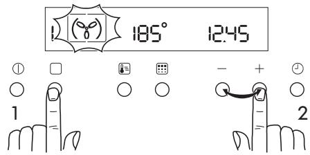 IKEA ANRATTA 10411765 - Setting an oven function - 1