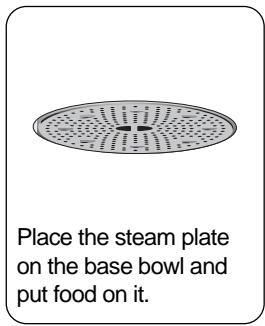 DAEWOO KOR6LM07B - STEAM BOWL GUIDE - 3