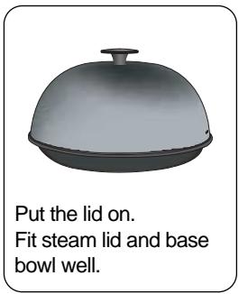 DAEWOO KOR6LM07B - STEAM BOWL GUIDE - 4