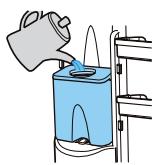 SAMSUNG RT53K6540SL - Remplir le réservoir d'eau - 1